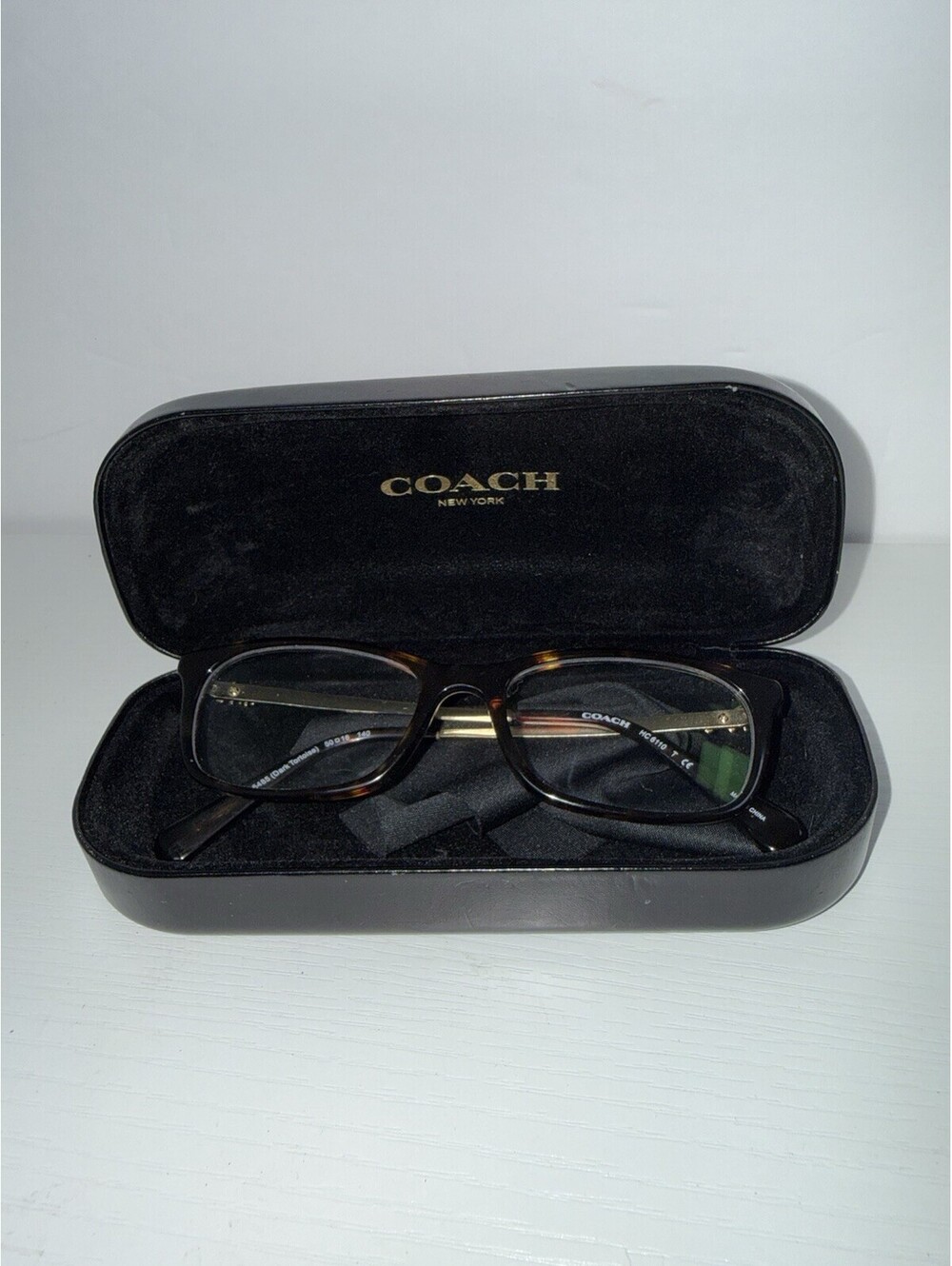 Coach Eyeglasses Frames HC 6110 / 5485 (Dark Tortoise) 50•16•140